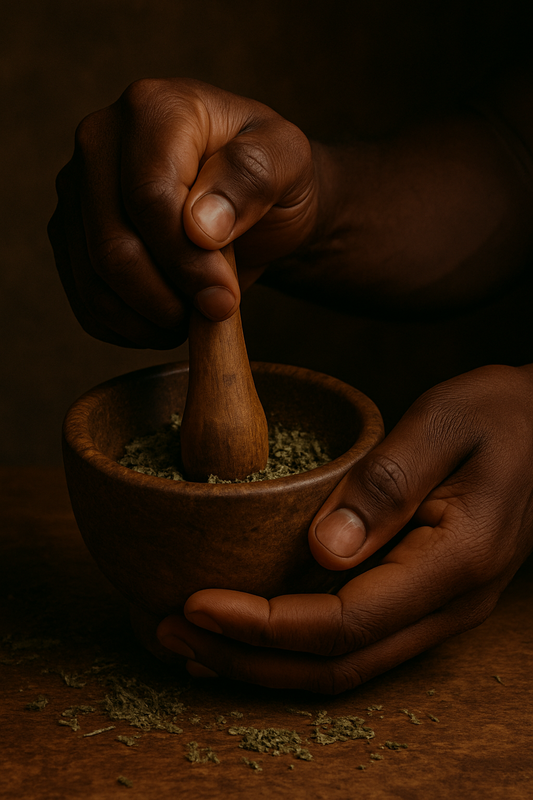 The Healer Prepares (Hands of Intention – 8x10)